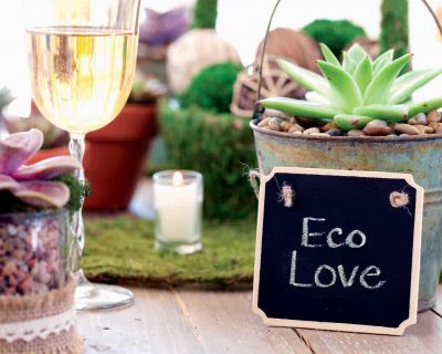 Una boda eco-friendly