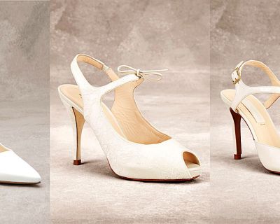 Sutil elegancia en zapatos de novia 2016