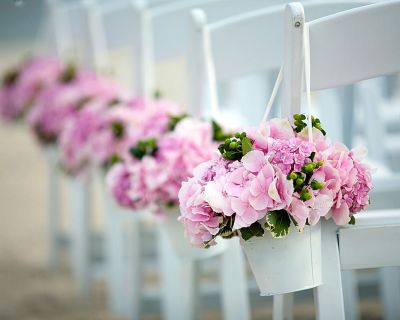 Decorar el pasillo hacia el altar