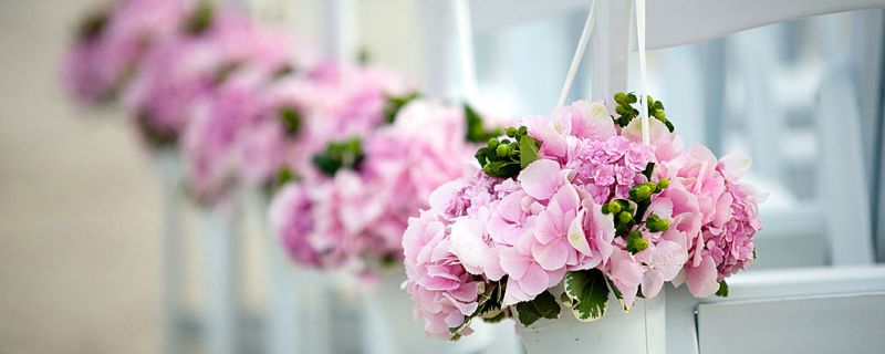 Decorar el pasillo hacia el altar