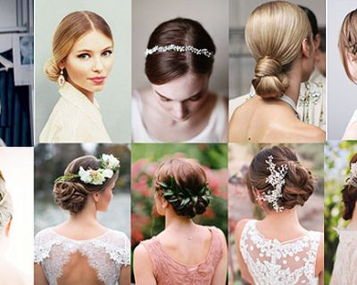 Recogido fácil par una novia: el moño