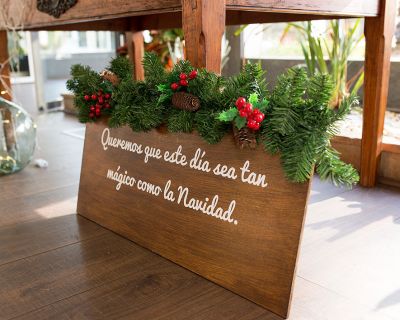Una boda en Navidad