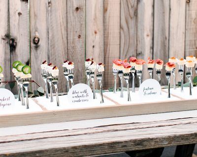 Mini drinks, mini foods y cocktails personalizados