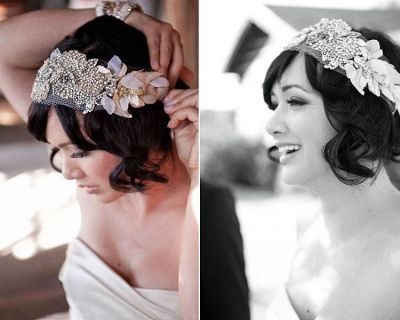 Peinados de novia para pelo corto